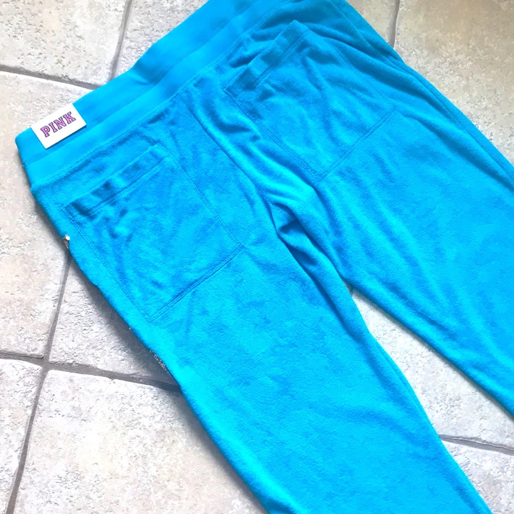 Vintage Vs Pink Victoria’s Secret rare y2k terry cloth turquoise set - Picture 12 of 12